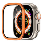ฟิล์มกระจกนิรภัยแบบบูรณาการกรอบอะลูมิเนียมอัลลอย สำหรับ Apple Watch Ultra 49mm