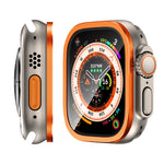 ฟิล์มกระจกนิรภัยแบบบูรณาการกรอบอะลูมิเนียมอัลลอย สำหรับ Apple Watch Ultra 49mm