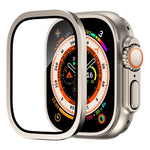 ฟิล์มกระจกนิรภัยแบบบูรณาการกรอบอะลูมิเนียมอัลลอย สำหรับ Apple Watch Ultra 49mm