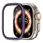 ฟิล์มกระจกนิรภัยแบบบูรณาการกรอบอะลูมิเนียมอัลลอย สำหรับ Apple Watch Ultra 49mm
