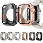 เปลี่ยนเป็นเคสเรือนนาฬิกา PC ไฮบริดฟิล์มครอบคลุมทั้งหมด Ultra 49mm สำหรับ Apple Watch Series 6 / 5 / 4 / SE 44mm, สำหรับ Apple Watch Series 6 / 5 / 4 / SE 40mm, สำหรับ Apple Watch Series 9 / 8 / 7 45mm, สำหรับ Apple Watch Series 9 / 8 / 7 41mm
