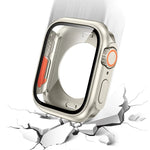 เปลี่ยนเป็นเคสเรือนนาฬิกา PC ไฮบริดฟิล์มครอบคลุมทั้งหมด Ultra 49mm สำหรับ Apple Watch Series 6 / 5 / 4 / SE 44mm, สำหรับ Apple Watch Series 6 / 5 / 4 / SE 40mm, สำหรับ Apple Watch Series 9 / 8 / 7 45mm, สำหรับ Apple Watch Series 9 / 8 / 7 41mm