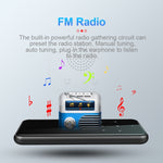 เครื่องบันทึกเสียงอัจฉริยะมัลติฟังก์ชัน M15 เครื่องเล่นเพลง MP3 เสียง Hifi วอล์กแมน, 4GB, 8GB, 16GB, 32GB