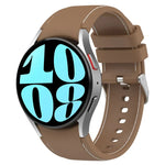 สายรัดนาฬิกาหนังซิลิโคน สำหรับ Samsung Galaxy Watch 6 / 6 Classic