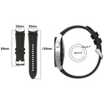 สายรัดนาฬิกาหนังซิลิโคน สำหรับ Samsung Galaxy Watch 6 / 6 Classic