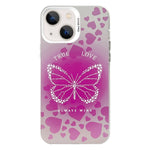 Electroplated Silver Series PC Protective Phone Case, For iPhone 15 Plus, For iPhone 15