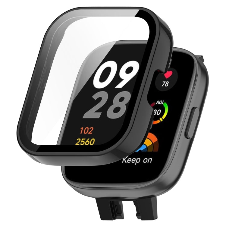 PC + Tempered Film Integrated Watch Protective Case, For Redmi Watch 3 Lite / Redmi Watch 3 Active, For Xiaomi Mi Watch Lite 3