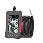 P40 3.9mm HD สีแดง กันน้ำ กล้องส่องทางไกลอุตสาหกรรมแบบพกพาหน้าจอแนวตั้งแบบบูรณาการแบบถือด้วยมือ ความยาว 2m, 5m, 10m