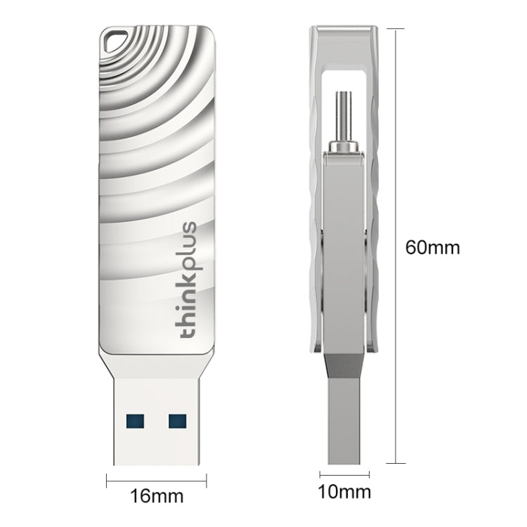 แฟลชไดรฟ์ Lenovo Thinkplus MU232 USB 3.2 + USB-C / Type-C หัวคู่ ความจุ 64GB, 128GB, 256GB