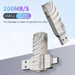 แฟลชไดรฟ์ Lenovo Thinkplus MU232 USB 3.2 + USB-C / Type-C หัวคู่ ความจุ 64GB, 128GB, 256GB