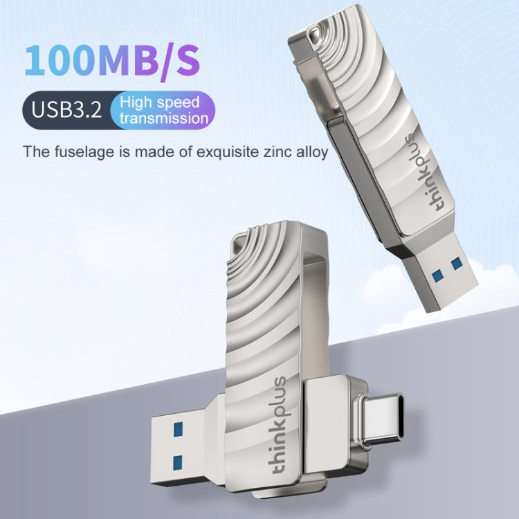 แฟลชไดรฟ์ Lenovo Thinkplus MU232 USB 3.2 + USB-C / Type-C หัวคู่ ความจุ 64GB, 128GB, 256GB