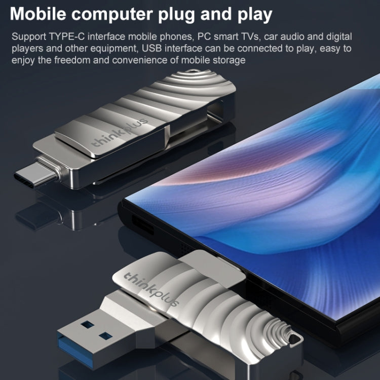 แฟลชไดรฟ์ Lenovo Thinkplus MU232 USB 3.2 + USB-C / Type-C หัวคู่ ความจุ 64GB, 128GB, 256GB
