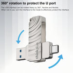 แฟลชไดรฟ์ Lenovo Thinkplus MU232 USB 3.2 + USB-C / Type-C หัวคู่ ความจุ 64GB, 128GB, 256GB