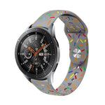 สายรัดนาฬิกาซิลิโคนจุดสายรุ้งสำหรับกีฬา สำหรับ Samsung Galaxy Watch 6 / 6 Classic