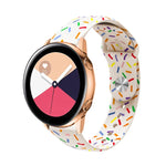 สายรัดนาฬิกาซิลิโคนจุดสายรุ้งสำหรับกีฬา สำหรับ Samsung Galaxy Watch 6 / 6 Classic