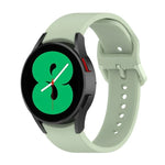 สายรัดนาฬิกาซิลิโคนหัวเข็มขัดสีเรียบ สำหรับ Samsung Galaxy Watch 6 / 6 Classic ขนาด L, ขนาด S