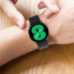 สายรัดนาฬิกาซิลิโคนหัวเข็มขัดสีเรียบ สำหรับ Samsung Galaxy Watch 6 / 6 Classic ขนาด L, ขนาด S