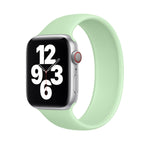 สายรัดข้อมือซิลิโคนยืดหยุ่นสีพื้นสำหรับ Apple Watch Series 5 & 4 40 มม. / 3 & 2 & 1 38 มม., ขนาด:S 130 มม., S 130 มม., M 143 มม., L 156 มม.