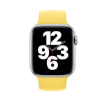 สายรัดข้อมือซิลิโคนยืดหยุ่นสีพื้นสำหรับ Apple Watch Series 5 & 4 40 มม. / 3 & 2 & 1 38 มม., ขนาด:S 130 มม., S 130 มม., M 143 มม., L 156 มม.