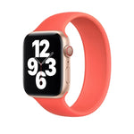 สายรัดนาฬิกาซิลิโคนยืดหยุ่นสีพื้น สำหรับ Apple Watch Series 8&7 ขนาด 41 มม. / SE 2&6&SE&5&4 ขนาด 40 มม. / 3&2&1 ขนาด 38 มม. ขนาด:M 143 มม. (น้ำเงินอมเขียว)