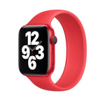 สายรัดข้อมือซิลิโคนยืดหยุ่นสีพื้นสำหรับ Apple Watch Series 5 & 4 44 มม. / 3 & 2 & 1 42 มม., ขนาด:S 130 มม., S 130 มม., ขนาด:M 143 มม., M 143 มม., ขนาด:L 156 มม., L 156 มม.