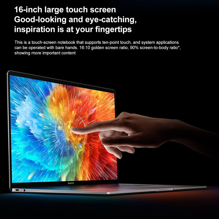 Xiaomi Book Pro 16 2022 แล็ปท็อป, หน้าจอสัมผัส 16 นิ้ว Windows 11 Home เวอร์ชันจีน, Intel เจนเนอเรชัน 12 Core i7-1260P RTX2050 การ์ดจอแยก, i7-1260P RTX2050