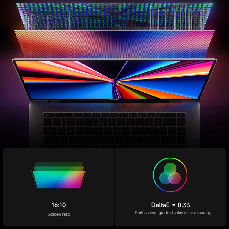 Xiaomi Book Pro 16 2022 แล็ปท็อป, หน้าจอสัมผัส 16 นิ้ว Windows 11 Home เวอร์ชันจีน, Intel เจนเนอเรชัน 12 Core i7-1260P RTX2050 การ์ดจอแยก, i7-1260P RTX2050