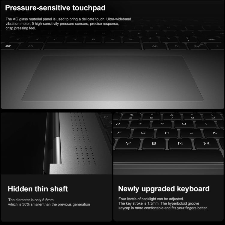 Xiaomi Book Pro 16 2022 แล็ปท็อป, หน้าจอสัมผัส 16 นิ้ว Windows 11 Home เวอร์ชันจีน, Intel เจนเนอเรชัน 12 Core i7-1260P RTX2050 การ์ดจอแยก, i7-1260P RTX2050