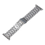 Five Beads Titanium Steel Watch Band, For Apple Watch Series 6 44mm, For Apple Watch Series 5 44mm, For Apple Watch Series 5 40mm, For Apple Watch Series 4 44mm, For Apple Watch 42mm, For Apple Watch Series 3 38mm, For Apple Watch 38mm                 ...