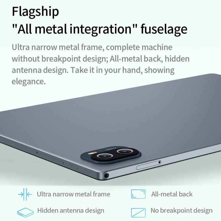 แท็บเล็ต BDF P90 4G LTE 10.1 นิ้ว, Android 12 MTK6762 Octa Core, รองรับ Dual SIM, ปลั๊ก EU, 8GB+256GB