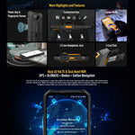 Ulefone Armor X13, โทรศัพท์กันกระแทก IP68/IP69K, หน้าจอ 6.52 นิ้ว Android 15 MediaTek Helio G36 Octa Core, เครือข่าย: 4G, NFC, OTG, 6GB+64GB
