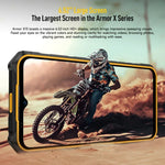 Ulefone Armor X13, โทรศัพท์กันกระแทก IP68/IP69K, หน้าจอ 6.52 นิ้ว Android 15 MediaTek Helio G36 Octa Core, เครือข่าย: 4G, NFC, OTG, 6GB+64GB