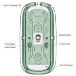 HXSJ T900 เมาส์เกมมิ่งไร้สายโปร่งใสแบบแม่เหล็กสามโหมด