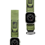 สายรัดนาฬิกาไนลอนสองส่วน AW สำหรับ Apple Watch Series 7 41mm, สำหรับ Apple Watch Series 7 45mm, สำหรับ Apple Watch SE 40mm, สำหรับ Apple Watch SE 44mm, สำหรับ Apple Watch Series 6 40mm, สำหรับ Apple Watch Series 6 44mm, สำหรับ Apple Watch Series 5 44mm