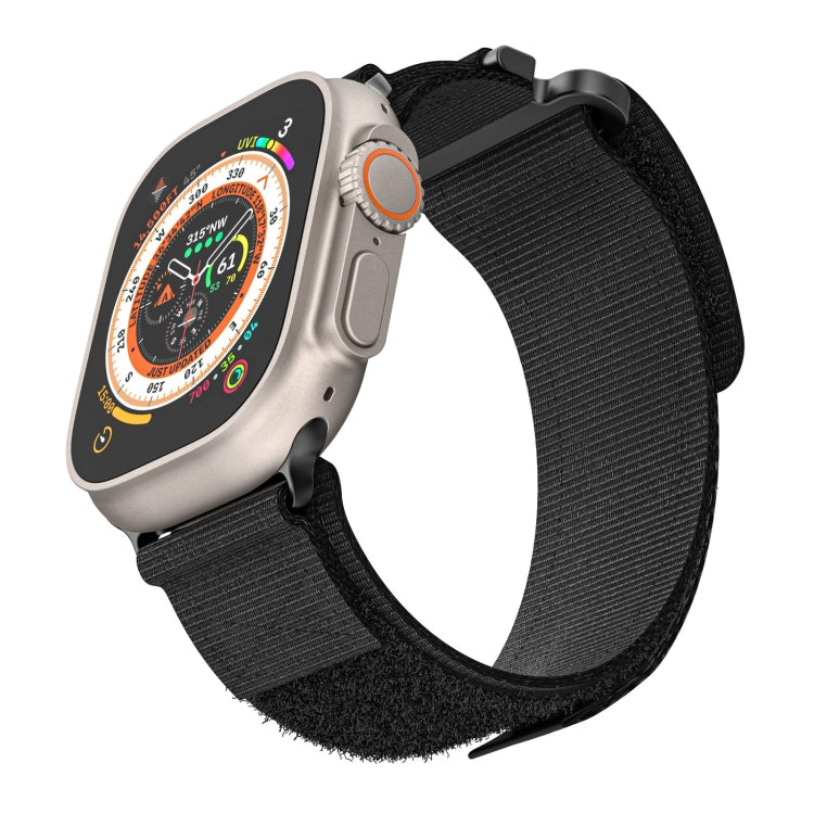 สายรัดนาฬิกาไนลอนสองส่วน AW สำหรับ Apple Watch Series 7 41mm, สำหรับ Apple Watch Series 7 45mm, สำหรับ Apple Watch SE 40mm, สำหรับ Apple Watch SE 44mm, สำหรับ Apple Watch Series 6 40mm, สำหรับ Apple Watch Series 6 44mm, สำหรับ Apple Watch Series 5 44mm