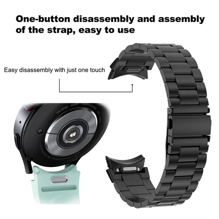 สายรัดนาฬิกาโลหะสามเส้น, สำหรับ Samsung Galaxy Watch 6