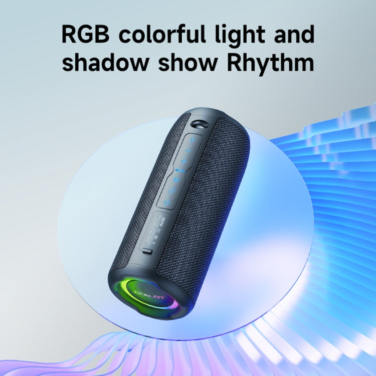 ลำโพงบลูทูธไร้สายพกพากลางแจ้ง Zealot S49 Pro 20W พร้อมไฟ RGB รุ่น S49 Pro