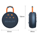 ลำโพงบลูทูธไร้สายพกพากันน้ำ IPX7 Zealot รุ่น S77