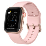 Pin Buckle Silicone Watch Band, For Apple Watch Series 8 41mm