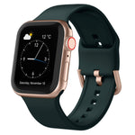 สายรัดนาฬิกาซิลิโคนพร้อมหัวล็อกหมุด สำหรับ Apple Watch 38mm