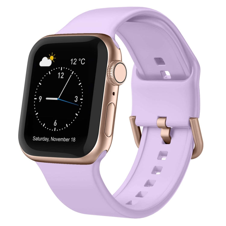 สายรัดนาฬิกาซิลิโคนพร้อมหัวล็อกหมุด สำหรับ Apple Watch 38mm