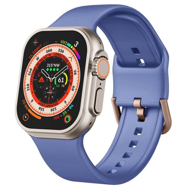 Pin Buckle Silicone Watch Band, For Apple Watch SE 2022 40mm