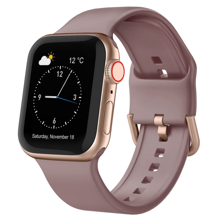 Pin Buckle Silicone Watch Band, For Apple Watch SE 2022 44mm