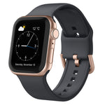 Pin Buckle Silicone Watch Band, For Apple Watch SE 40mm