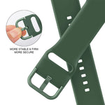 Pin Buckle Silicone Watch Band, For Apple Watch Series 5 40mm
