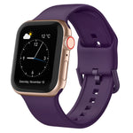 Pin Buckle Silicone Watch Band, For Apple Watch Series 3 42mm