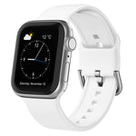 Pin Buckle Silicone Watch Band, For Apple Watch 38mm