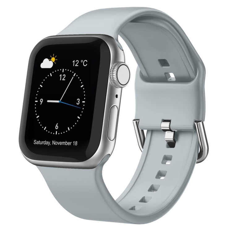 สายรัดนาฬิกาซิลิโคนหัวเข็มขัด สำหรับ Apple Watch SE 2023 ขนาด 40 มม.