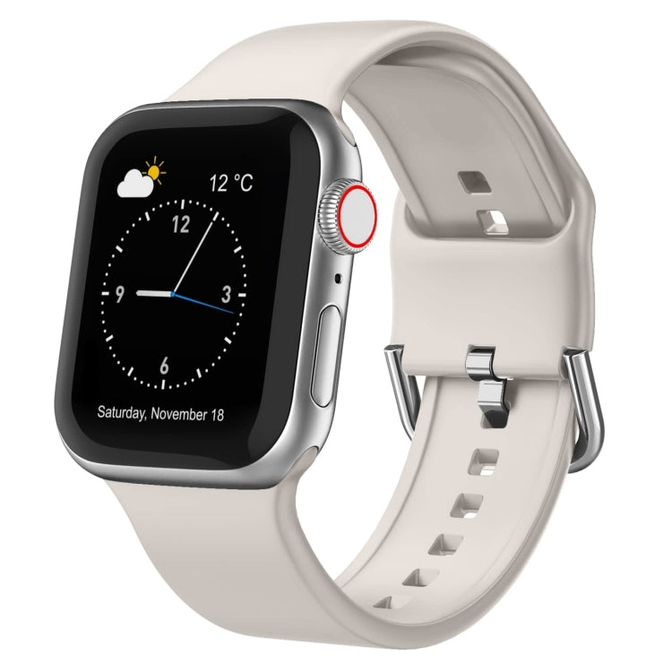 สายรัดนาฬิกาซิลิโคนหัวเข็มขัด สำหรับ Apple Watch SE 2023 ขนาด 40 มม.