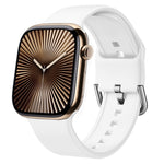 สายรัดนาฬิกาซิลิโคนหัวเข็มขัด สำหรับ Apple Watch Series 10 ขนาด 46 มม.
